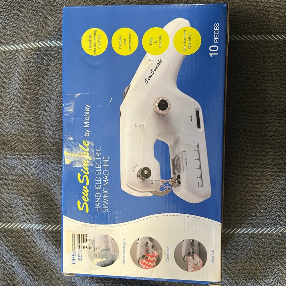 Michley SEW SIMPLE-HANDHELD ELECTRIC SEWING MACHINE